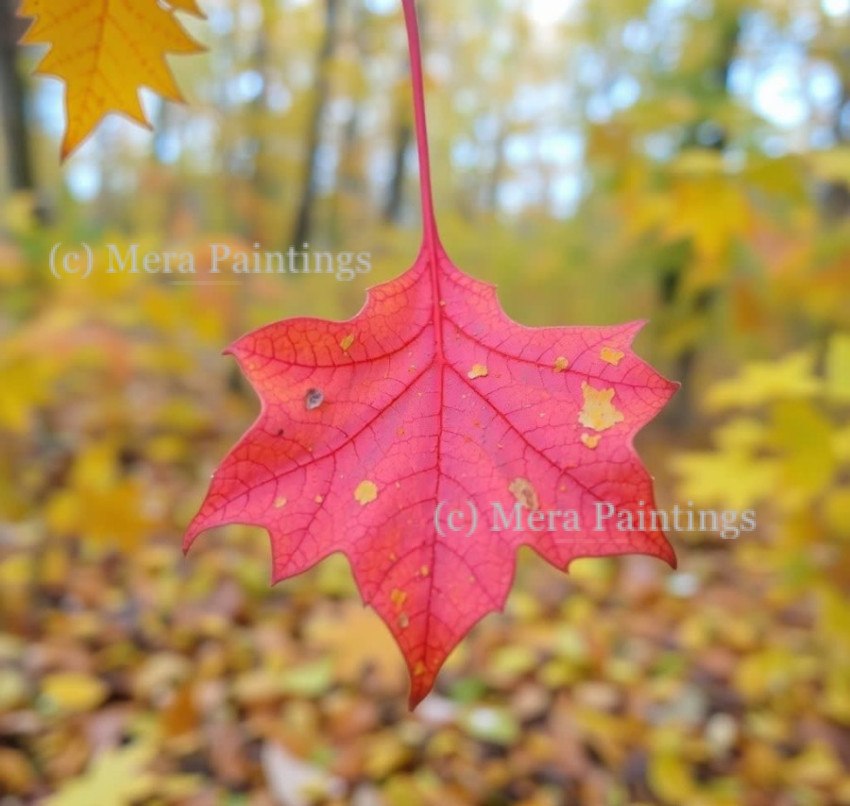 Autumn shows us how beautiful it is to let things go