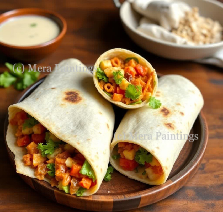The perfect wrap: a blend of taste and delight