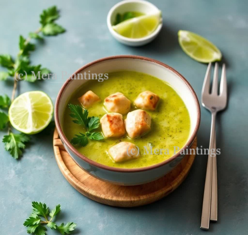 Thai green chicken curry
