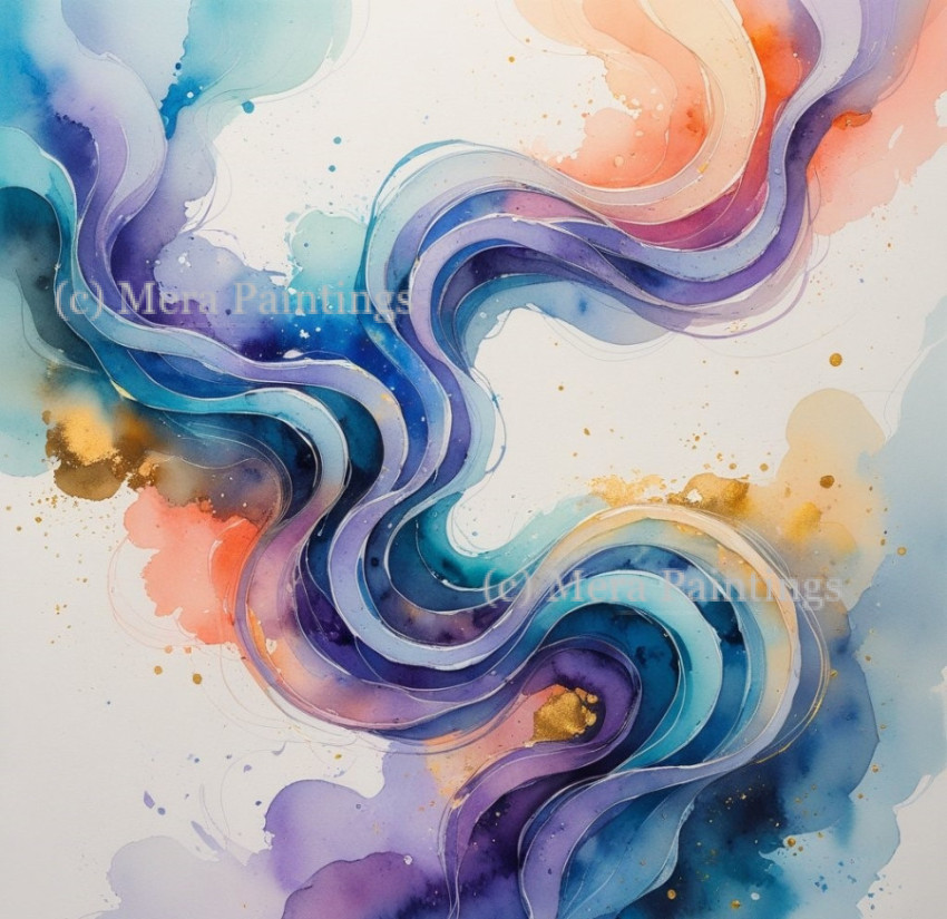 Infinite Loops Abstract Design