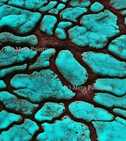 Turquoise gem stones rough