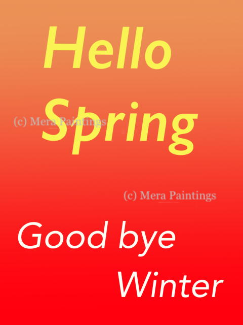 bye bye winter