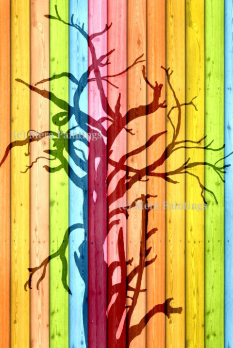 rainbow tree