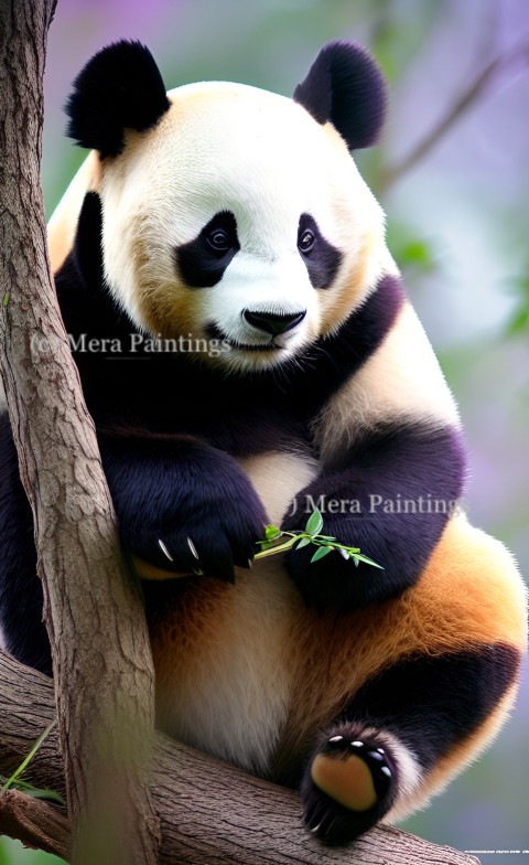 CUTE AND CUDDLY PANDA