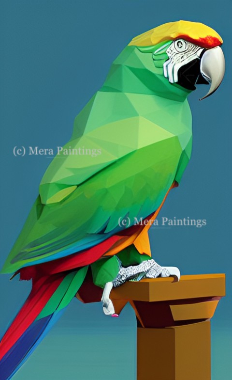 parrot painting