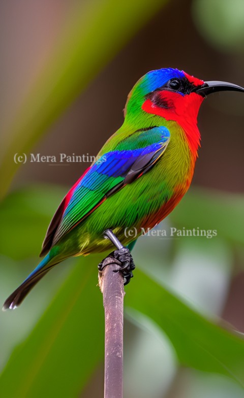 CRIMSON SUN BIRD