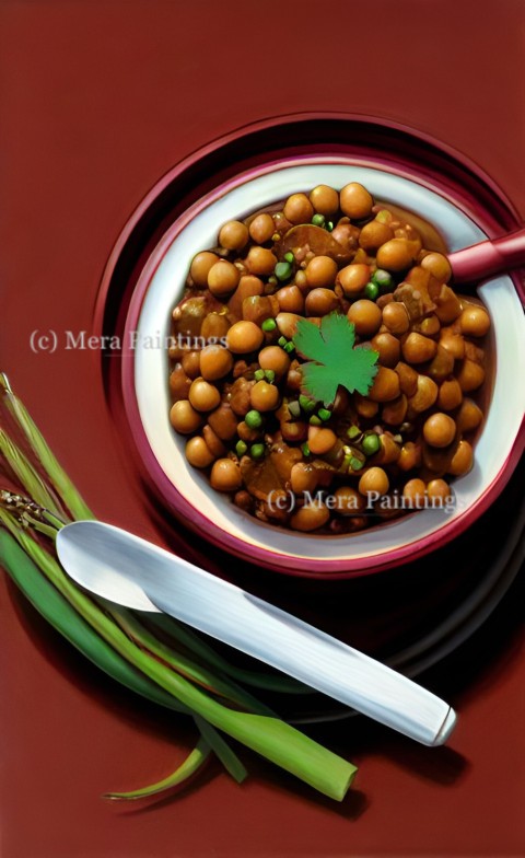 CHANNA AND GREEN PEAS GRAVY