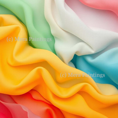 Abstract flowing color cloth background
