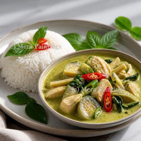 Thai curry with rice