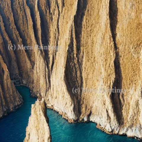 sea cliffs and ocean