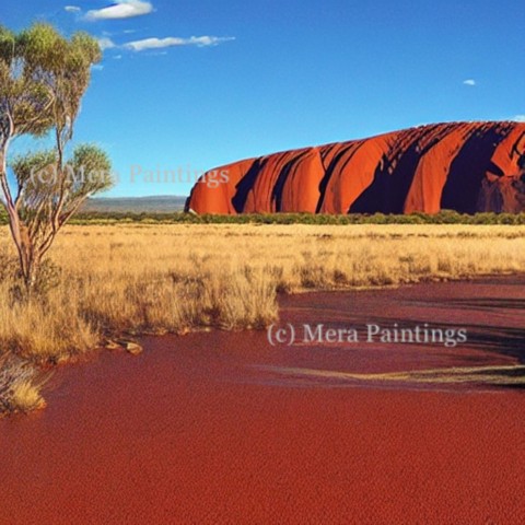 Red sandsstone monolith- ULURU