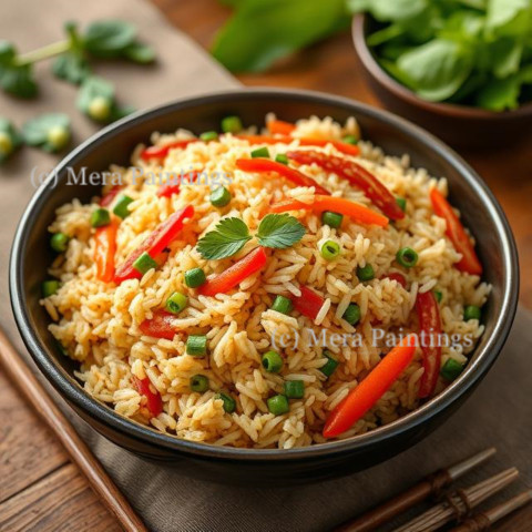 Vegetable fried rice