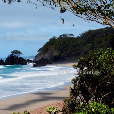 A beach in Byron bay