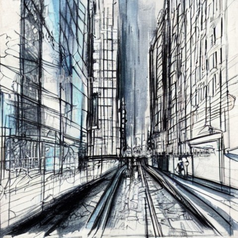 city sketching