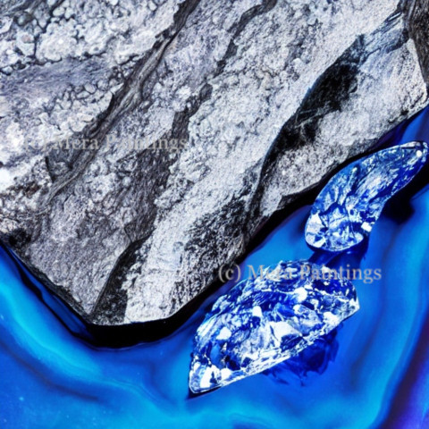 Blue sapphire stone