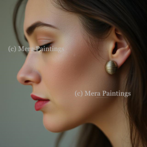 Sparkle on ear, sparkle in eye