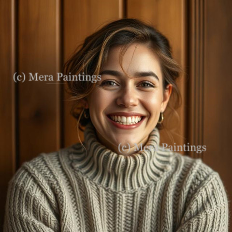 A real smile begins from your heart