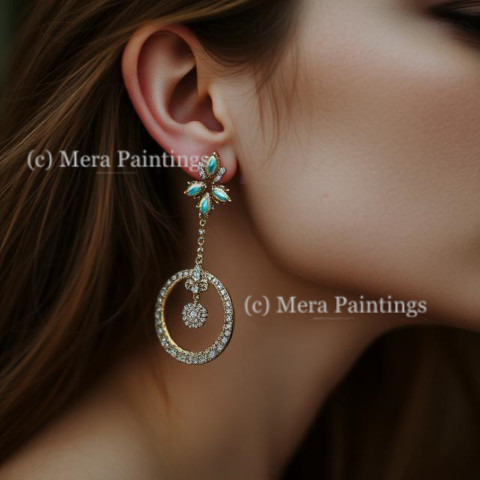 All you need is a dazzling pair of earrings