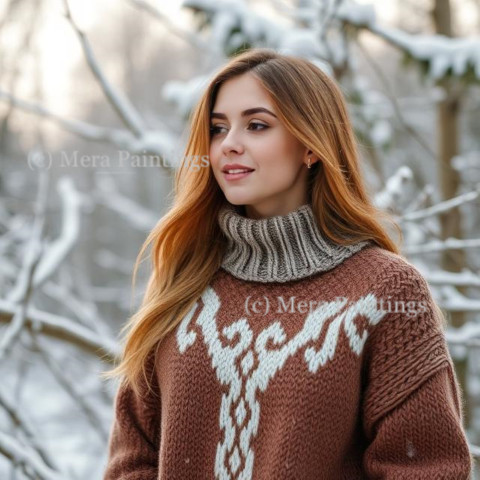 A dreamy white winter wonderland