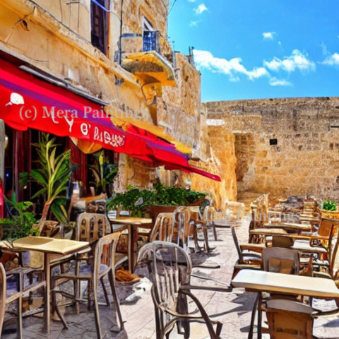 restaurant front,malta