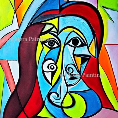 picasso style portrait