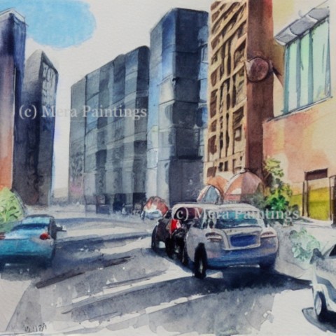 URBAN SKETCHING -STREET VIEW