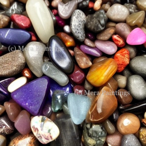 ASSORTED GEM STONES