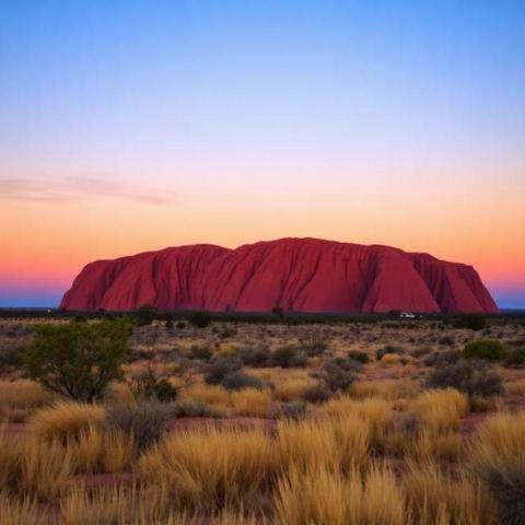 Uluru at dawn