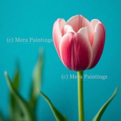 Be like a tulip: always standing tall and colorful