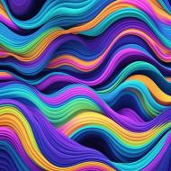 Abstract, wavy patterns
