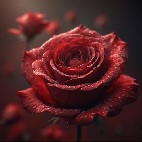 A single rose says more than a thousand words