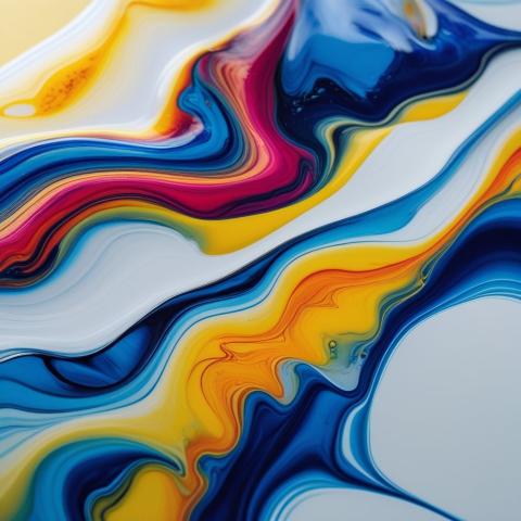 Abstract Fluid Art Painting