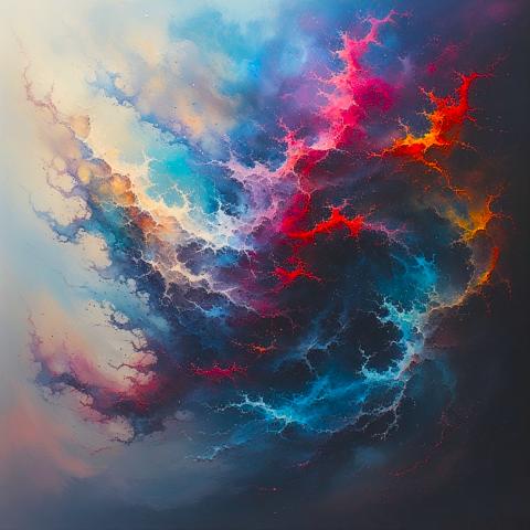 Abstract painted background