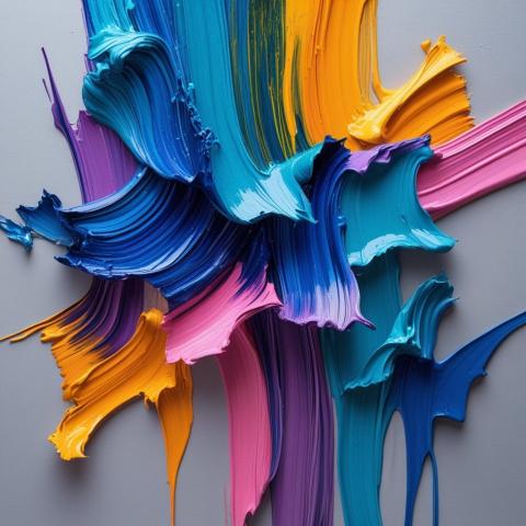 Abstract textured  painting