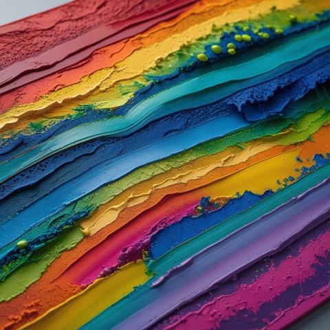 Abstract textured  wall art