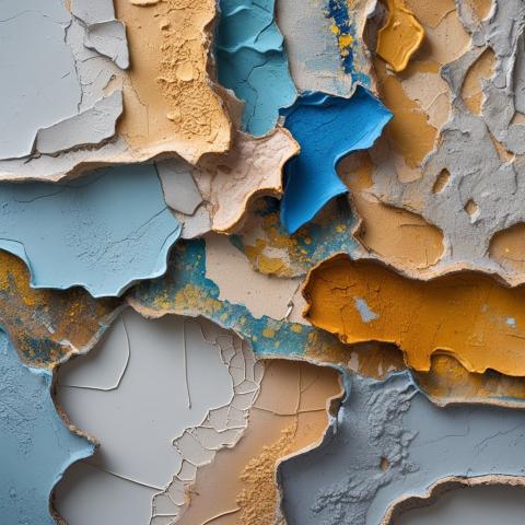 Abstract textured wall art