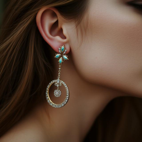 All you need is a dazzling pair of earrings