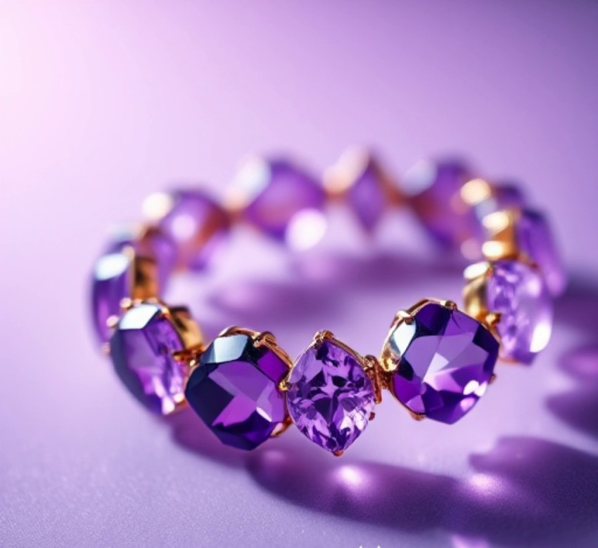 Amethyst bracelet