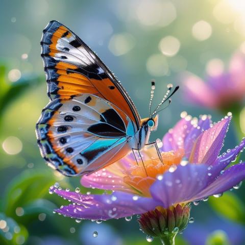Butterfly is a flying flower