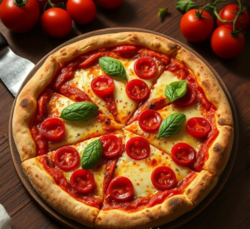 Happiness is a slice of pizza