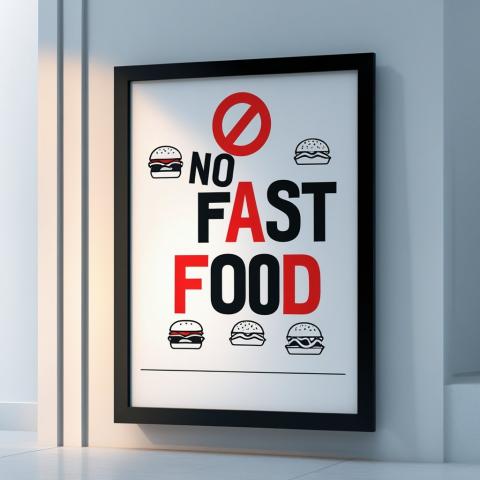 SAY NO TO FAST FOOD