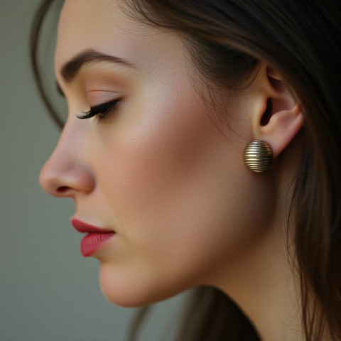 Sparkle on ear, sparkle in eye