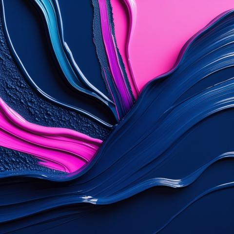 Vibes in pink and blue