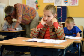 children at school