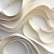 abstract background / paper cut shapes