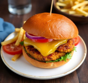Aloo tikki burger