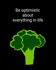 BE OPTIMISTIC