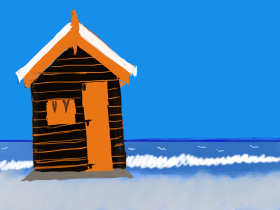 Beach hut