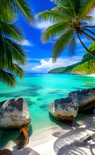 BEACH IN COOK ISLANDS