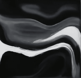 Black and white painting